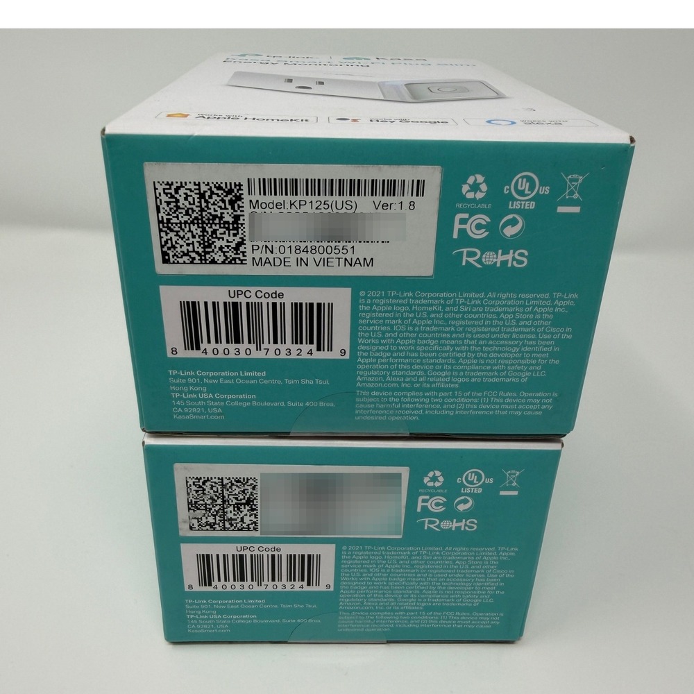 2pk TP-Link Kasa Smart Wi-Fi Plug Slim Energy Monitoring HomeKit Alexa KP125 - Picture 6 of 6
